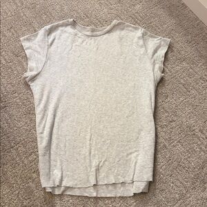 Brandy Melville light grey short sleeve t shirt